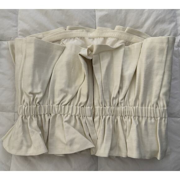 Sézane Editions Gioia Blouse Size 40 US Sz 8 Top Ecru White - Picture 5 of 13